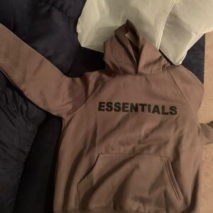 Essentials Brown Hoodie